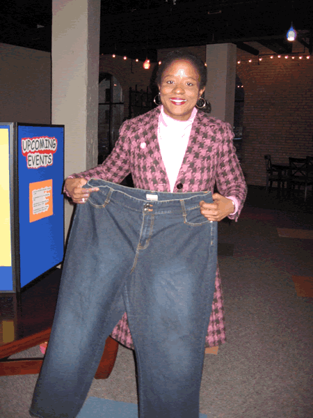 Fat People Jeans. Holding Those Old Large Jeans